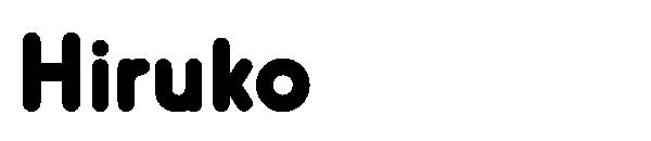 Hiruko字体