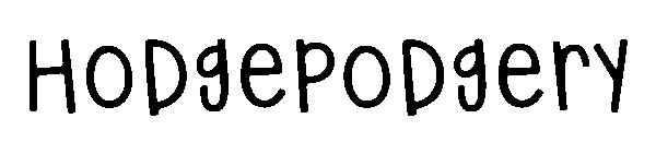 hodgepodgery字体