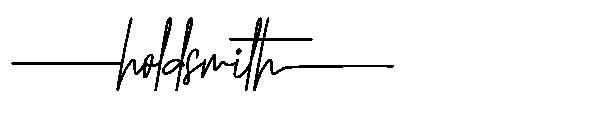 Holdsmith字体