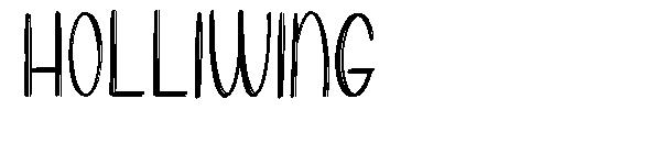 HOLLIWING字体