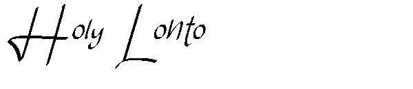 Holy Lonto字体