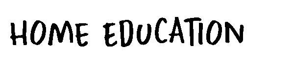 Home Education字体