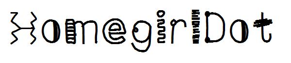 HomegirlDot字体