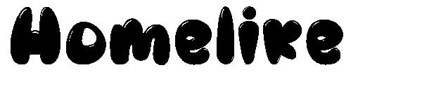 Homelike字体