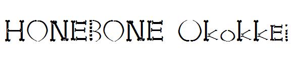 HONEBONE Ukokkei字体