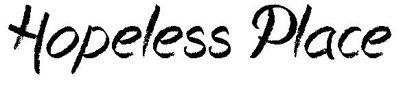 Hopeless Place字体