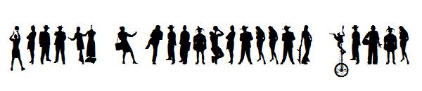 Human Silhouettes Eight字体