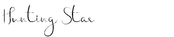 Hunting Star字体