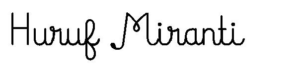 Huruf Miranti字体