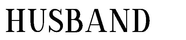 Husband字体