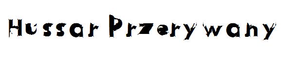 Hussar Przerywany字体