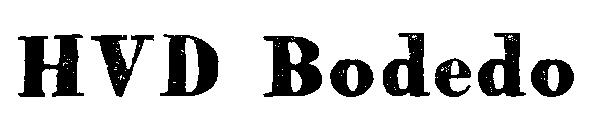 HVD Bodedo字体