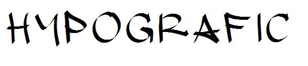 hypografic字体