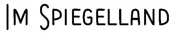 Im Spiegelland字体