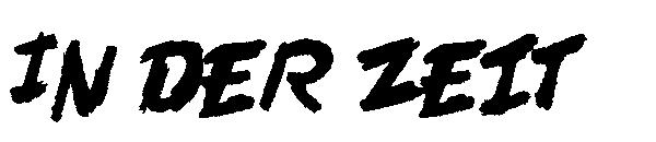 In der Zeit字体