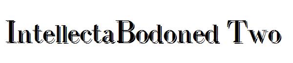 IntellectaBodoned Two字体
