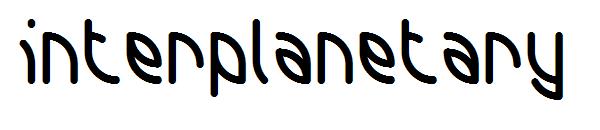 interplanetary字体