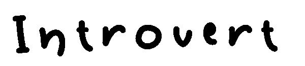 Introvert字体