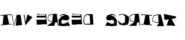 Inversed Script字体