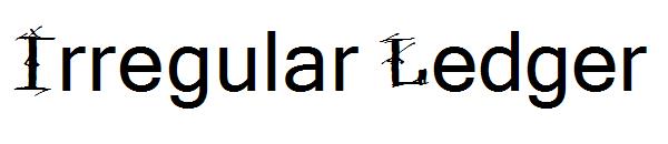 Irregular Ledger字体