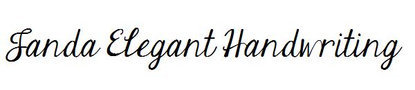 Janda Elegant Handwriting字体