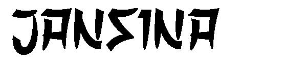 JANSINA字体