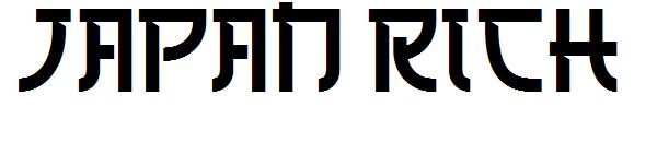 Japan Rich字体