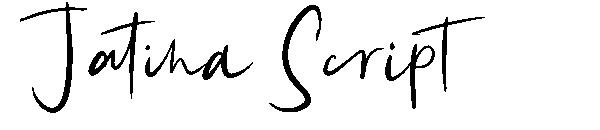 Jatina Script字体