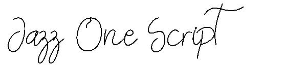 Jazz One Script字体