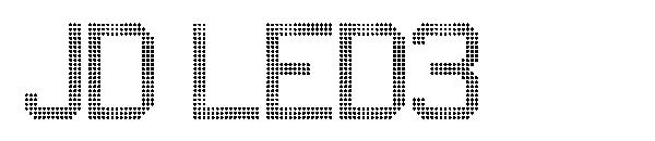 JD LED3字体