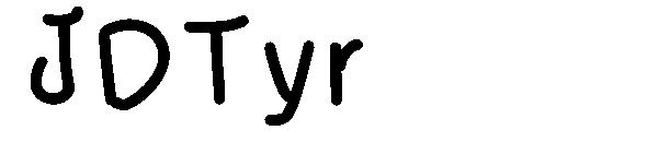 JDTyr字体