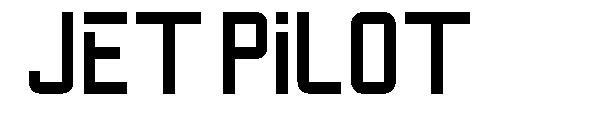 Jet Pilot字体