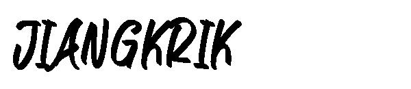 JIANGKRIK字体