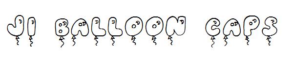 JI Balloon Caps字体