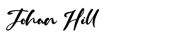 Johan Hill字体