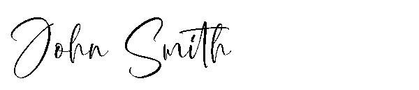 John Smith字体