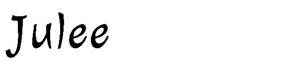Julee字体