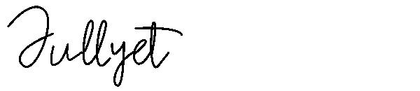 Jullyet字体