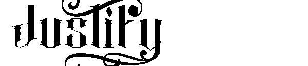 Justify字体