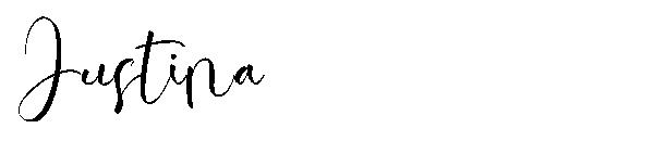 Justina字体