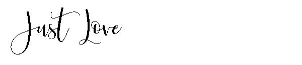 Just Love字体