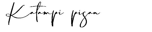 Katampi pisan字体