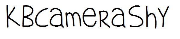 KBCameraShy字体