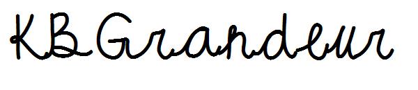KBGrandeur字体