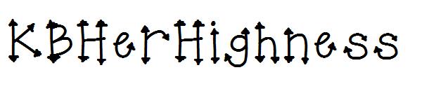 KBHerHighness字体