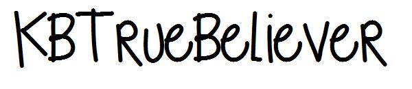 KBTrueBeliever字体