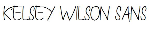 Kelsey Wilson Sans字体