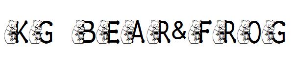 KG BEAR&FROG字体