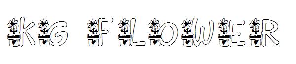KG FLOWER字体