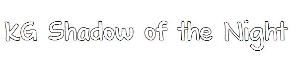 KG Shadow of the Night字体